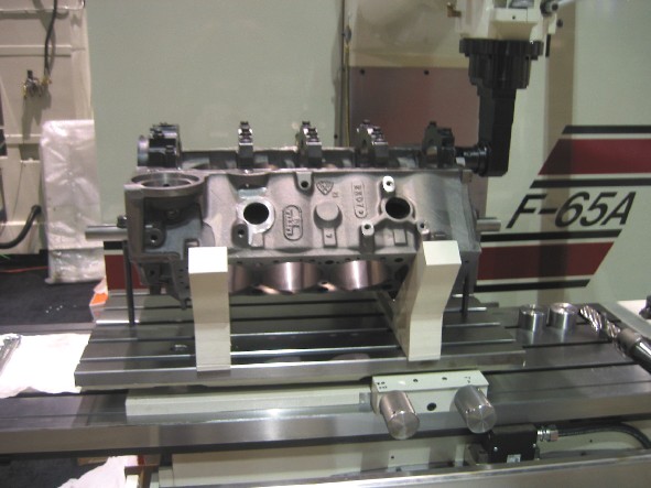 CNC Engine Block Line Boring Right Angle Drive Line Boring No Bar Sag